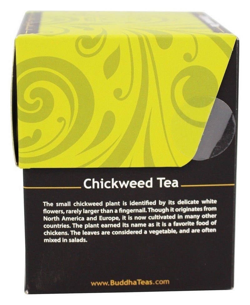 Buddha Teas Organic Chickweed Tea - OU Kosher, USDA Organic, CCOF Organic, 18 Bleach-Free Tea Bags - Image 4